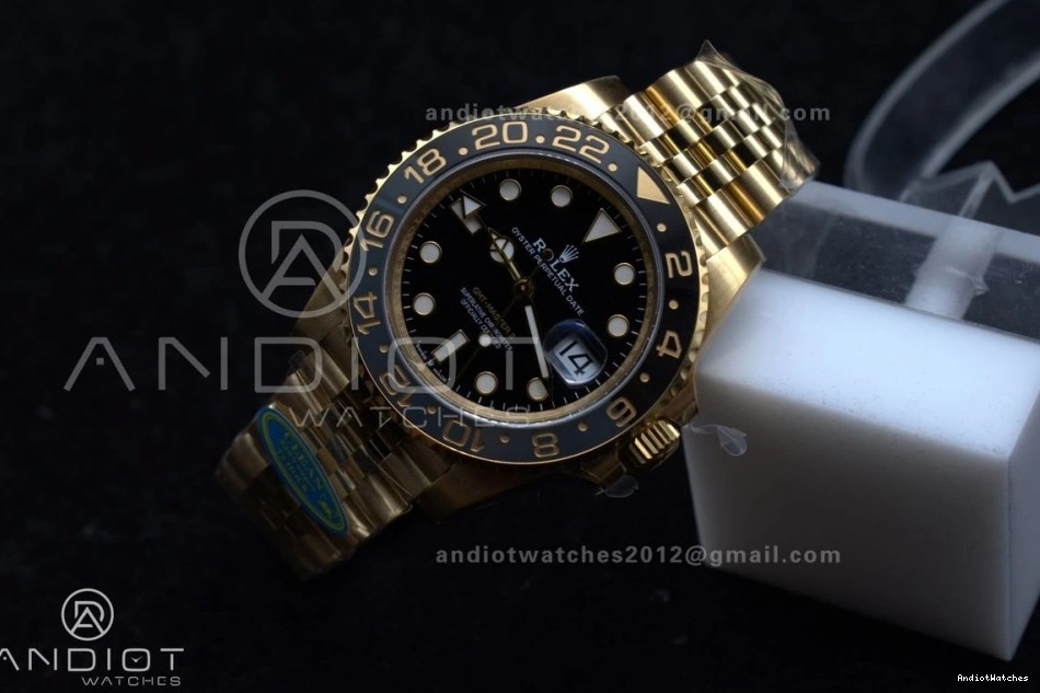 928 DD3285 GRNR YG Master Edition GMT Clean II Bracelet 126718 Versatile Best on Dial Black CHS 1:1 Jubilee 0502
